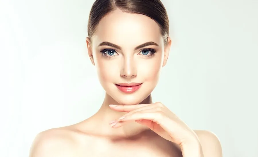 Natural, fresh-faced skin
